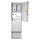 F-Tronic 7160105 Zähleranschlusssäule 2-feldrig H=2010mm 3.HZ Haube mit Tür ZSA202-2-SB-ZK-TSG-HT ZSA202-2-SB-ZK-TSGHT