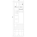 F-Tronic 7160122 Zähleranschlusssäule 2-feldrig...