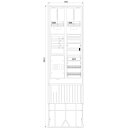 F-Tronic 7160124 Zähleranschlusssäule 2-feldrig...