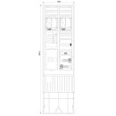 F-Tronic 7160141 Zähleranschlusssäule 2-feldrig...