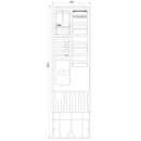 F-Tronic 7160150 Zähleranschlusssäule 2-feldrig...