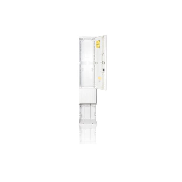 F-Tronic 7160218 Leersäule ZSA171 1-feldrig H=1710mm mit Montageplatte ZSA171