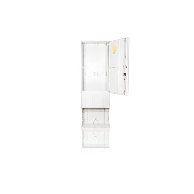 F-Tronic 7160219 Leersäule ZSA172 2-feldrig H=1710mm mit Montageplatte ZSA172