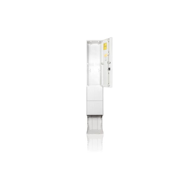 F-Tronic 7160220 Leersäule ZSA201 1-feldrig H=2010mm mit Montageplatte ZSA201