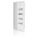 F-Tronic 7250028 HW/UP Kleinverteiler Jumbo 4-reihig Jumbo 48+8 mit Steckklemme Jumbo 48+8
