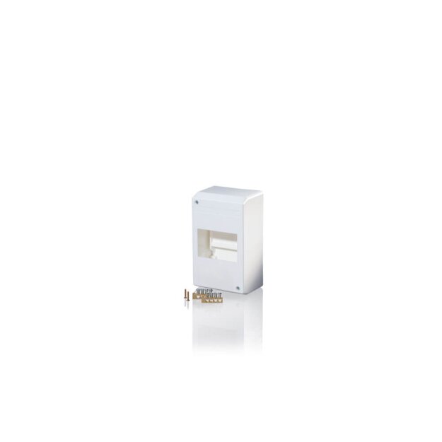 F-Tronic 7260013 AP Automatenkasten KV04K 4 Module ws PE/N-Klemme 160x94x65mm KV04K