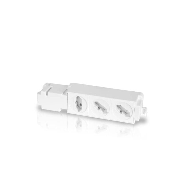 F-Tronic 7290113 Steckdose 3-fach für Kleinverteiler Jumbo /Vision STECKD3 STECKD3