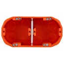 F-Tronic 7350062 HW Gerätedose massiv HW20 2-fach 2x...