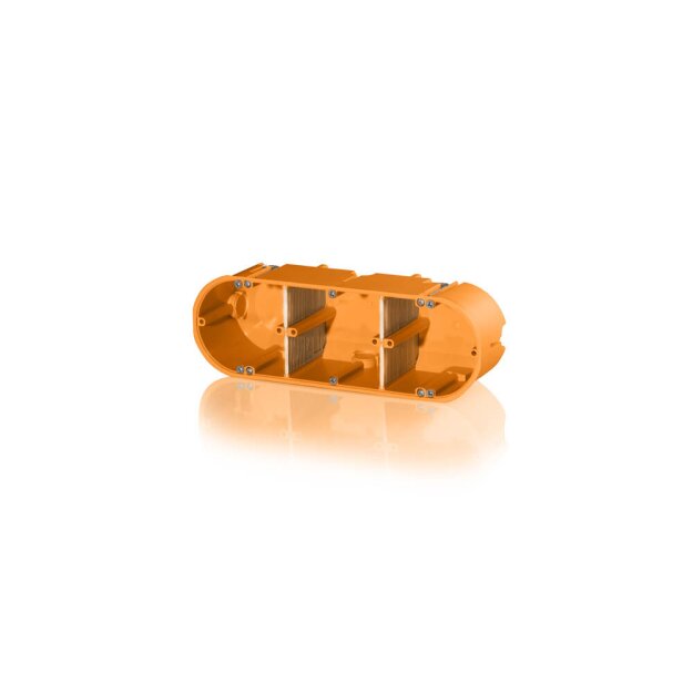F-Tronic 7350063 HW Gerätedose massiv HW30 3-fach 3x Ø 68mm t=60mm HW30