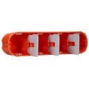 F-Tronic 7350064 HW Gerätedose massiv HW40 4-fach 4x Ø 68mm t=60mm