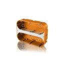 F-Tronic 7350093 HW Gerätedose massiv HW60 6-fach 6x...