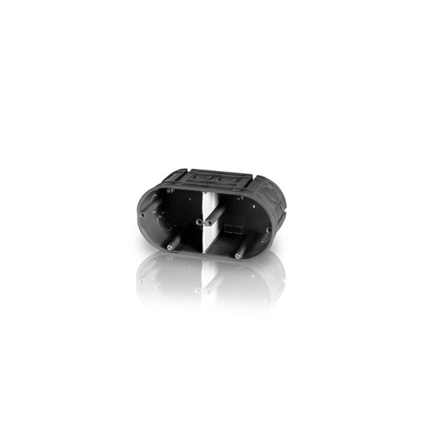 F-Tronic 7310102 UP Gerätedose massiv UP20 2-fach t=63mm UP20