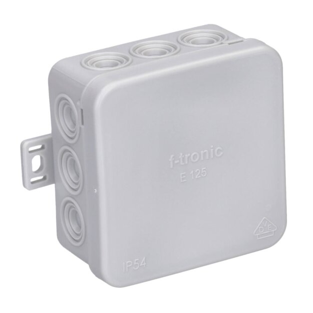 F-Tronic 7340139 FR Abzweigkasten E125 75x75x40mm IP54 grau