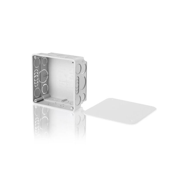 F-Tronic 7310061 UP Abzweigkasten E141 100x100x50mm gr inkl. Deckel E141