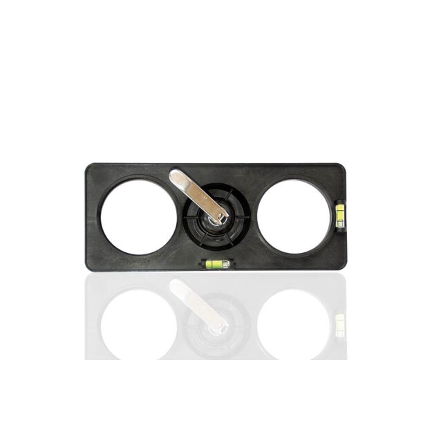 F-Tronic 7390048 HW Bohrschablone BOS2 für Ø 68mm mit Kunststoffbuchse