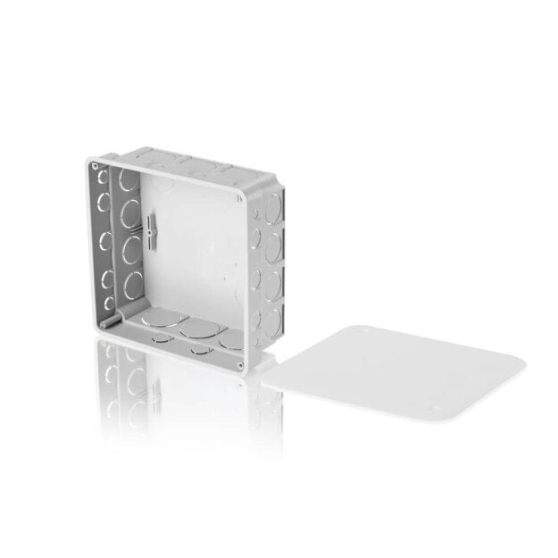 F-Tronic 7310062 UP Abzweigkasten E142 160x160x65mm gr inkl. Deckel E142