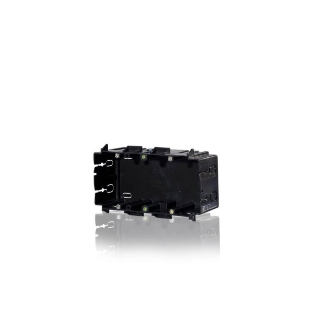 F-Tronic 7370039 Kabelkanaldose E833 2-fach für klemmende Befestigung 68x142x47mm E833