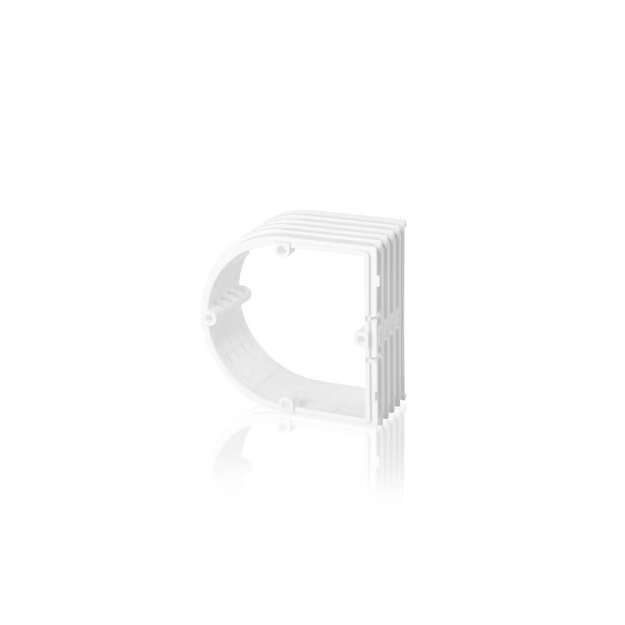 F-Tronic 7390090 Putzausgleich PAH halbrund für HW+UP Gerätedosen massiv PAH