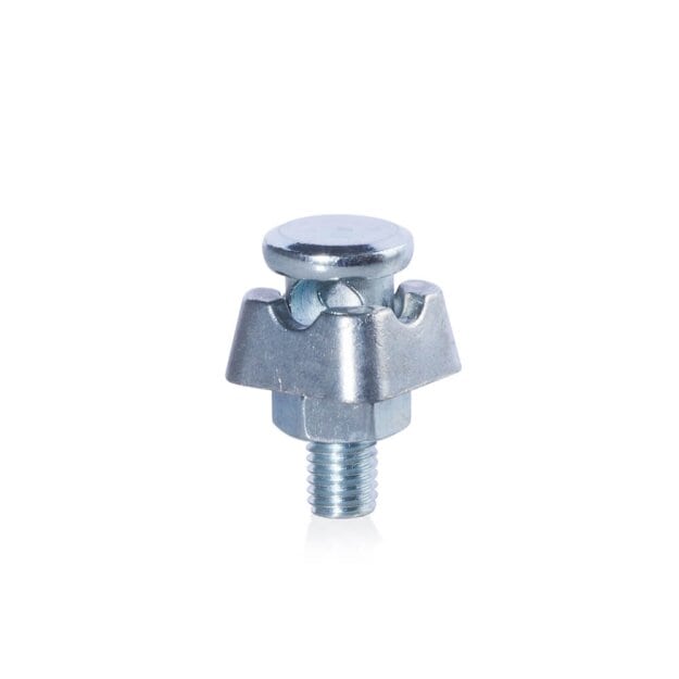 F-Tronic 7510006 Anschlussklemme ASK1 für Stab-/Kreuzerder 1-fach für Rundleiter Ø8-10mm ASK1
