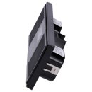 Jung Smart Radio DAB Bluetooth Komplett-Set Schwarz mit 2 Lautsprechern und 3-fach Rahmen LS983SW