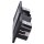 Jung Smart Radio DAB Bluetooth Komplett-Set Schwarz mit 2 Lautsprechern und 3-fach Rahmen LS983SW