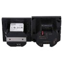 Jung Smart Radio DAB Bluetooth Komplett-Set Schwarz mit Lautsprecher und 2-fach Rahmen LS982SW