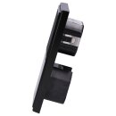 Jung Smart Radio DAB Bluetooth Komplett-Set Schwarz mit Lautsprecher und 2-fach Rahmen LS982SW