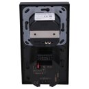 Jung Smart Radio DAB Bluetooth Komplett-Set Schwarz mit Lautsprecher und 2-fach Rahmen LS982SW