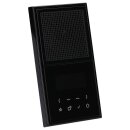 Jung Smart Radio DAB Bluetooth Komplett-Set Schwarz mit Lautsprecher und 2-fach Rahmen LS982SW