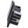 Jung Smart Radio DAB Bluetooth Komplett-Set Schwarz mit Lautsprecher und 2-fach Rahmen LS982SW