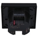 Jung Smart Radio DAB Bluetooth Komplett-Set Schwarz mit 1-fach Rahmen LS981SW