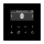Jung Smart Radio DAB Bluetooth Komplett-Set Schwarz mit 1-fach Rahmen LS981SW