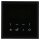Jung Smart Radio DAB Bluetooth Komplett-Set Schwarz mit 1-fach Rahmen LS981SW