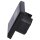 Jung Smart Radio DAB Bluetooth Komplett-Set Schwarz mit 1-fach Rahmen LS981SW