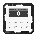 Jung Smart Radio DAB Bluetooth Komplett-Set Weiß mit 1-fach Rahmen AS581WW