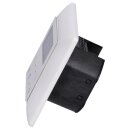 Jung Smart Radio DAB Bluetooth Komplett-Set Weiß mit 1-fach Rahmen AS581WW
