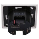 Jung Smart Radio DAB Bluetooth Komplett-Set Weiß mit 1-fach Rahmen AS581WW