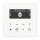 Jung Smart Radio DAB Bluetooth Komplett-Set Weiß mit 1-fach Rahmen LS981WW