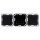 Jung DABA2BTSW Smart Radio DAB+ mit Bluetooth - Set mit 2 Lautsprechern Stereo Schwarz
