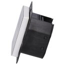 Jung Smart Radio DAB Bluetooth Komplett-Set Weiß mit 1-fach Rahmen A5581BFWW