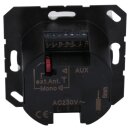 Jung Smart Radio DAB Bluetooth Komplett-Set Weiß mit 1-fach Rahmen A5581BFWW