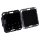 Jung DABA2BTSW Smart Radio DAB+ mit Bluetooth - Set mit Lautsprecher Stereo Schwarz