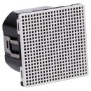 Jung Smart Radio DAB Bluetooth Komplett-Set Weiß mit 2 Lautsprechern und 3-fach Rahmen A5583BFWW