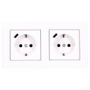 Jung SCHUKO USB-Steckdose Typ C Komplett-Set Serie A: 2x...