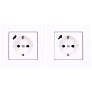 Jung SCHUKO USB-Steckdose Typ C Komplett-Set Serie A: 2x...