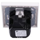 Jung SCHUKO USB-Steckdose Typ A Komplett-Set Serie A: Steckdose A152018AWW und 1-fach Rahmen A5581BFWW Alpinweiß