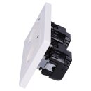 Jung SCHUKO USB-Steckdose Typ A Komplett-Set Serie A: 2x...