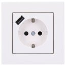 Jung SCHUKO USB-Steckdose Typ A Komplett-Set Serie A: 2x...