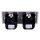 Jung SCHUKO USB-Steckdose Typ C Komplett-Set Serie AS: 2x Steckdose A152018CWW und 2-fach Rahmen AS582WW Alpinweiß
