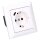 Jung SCHUKO USB-Steckdose Typ C Komplett-Set Serie AS: 2x Steckdose A152018CWW und 2x 1-fach Rahmen AS581WW Alpinweiß